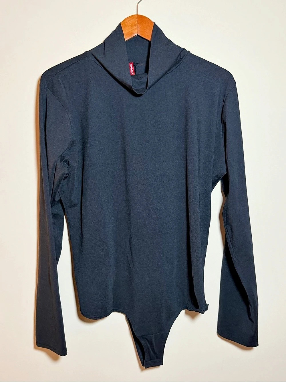 SPANX Women’s 3X Black Suit Yourself Turtleneck Bodysuit Long Sleeve Stretch